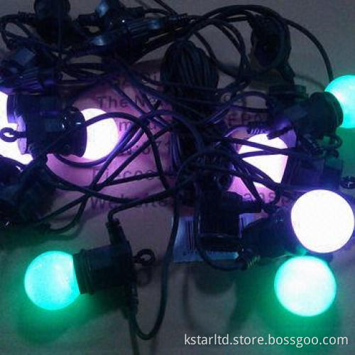 24V LED Party String with E27 LED Bulb, Bulb is Not Replaceable, 5m and 20 Bulb, CE and RoHS